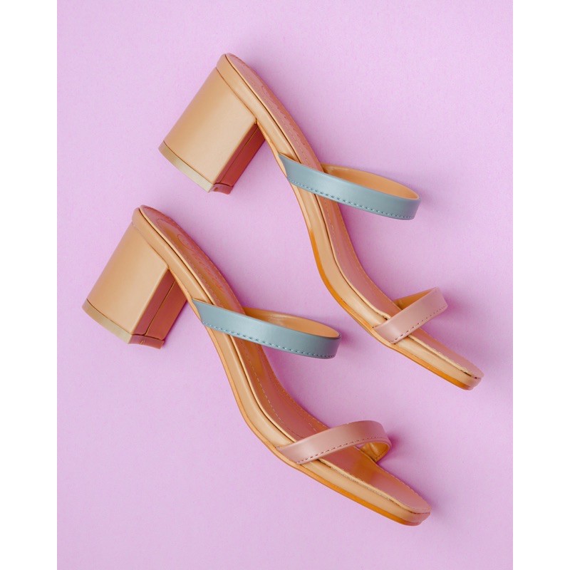 [7.7 Boombastis Sale⚡] - SEPATU WANITA MYCENA FS01 BLOCK HEEL SANDALS