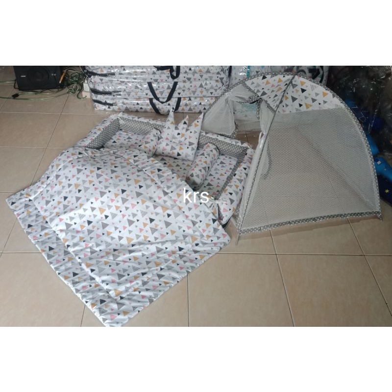 kasur bayi set tenda + selimut