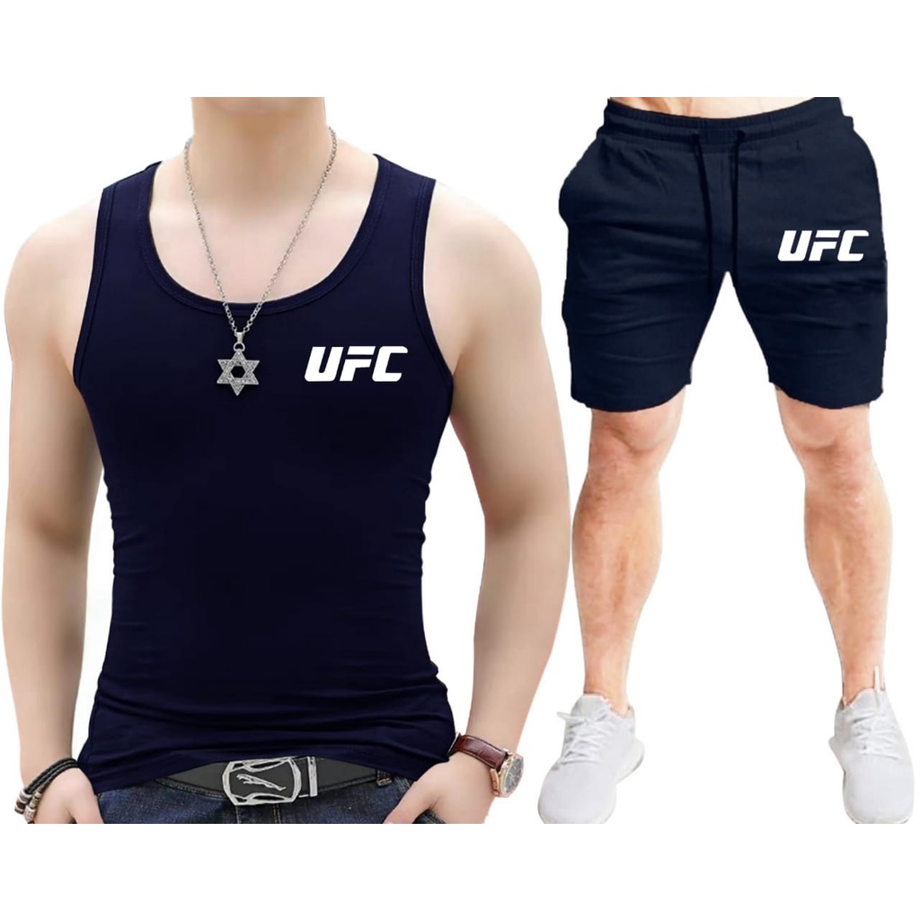 POLILE // setelan UFC / celana pendek pria / kaos / kaos pria / celana pendek