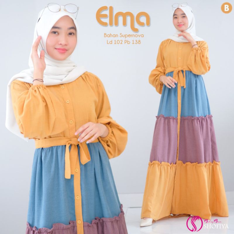 Elma gamis anak Ori By Shofiya