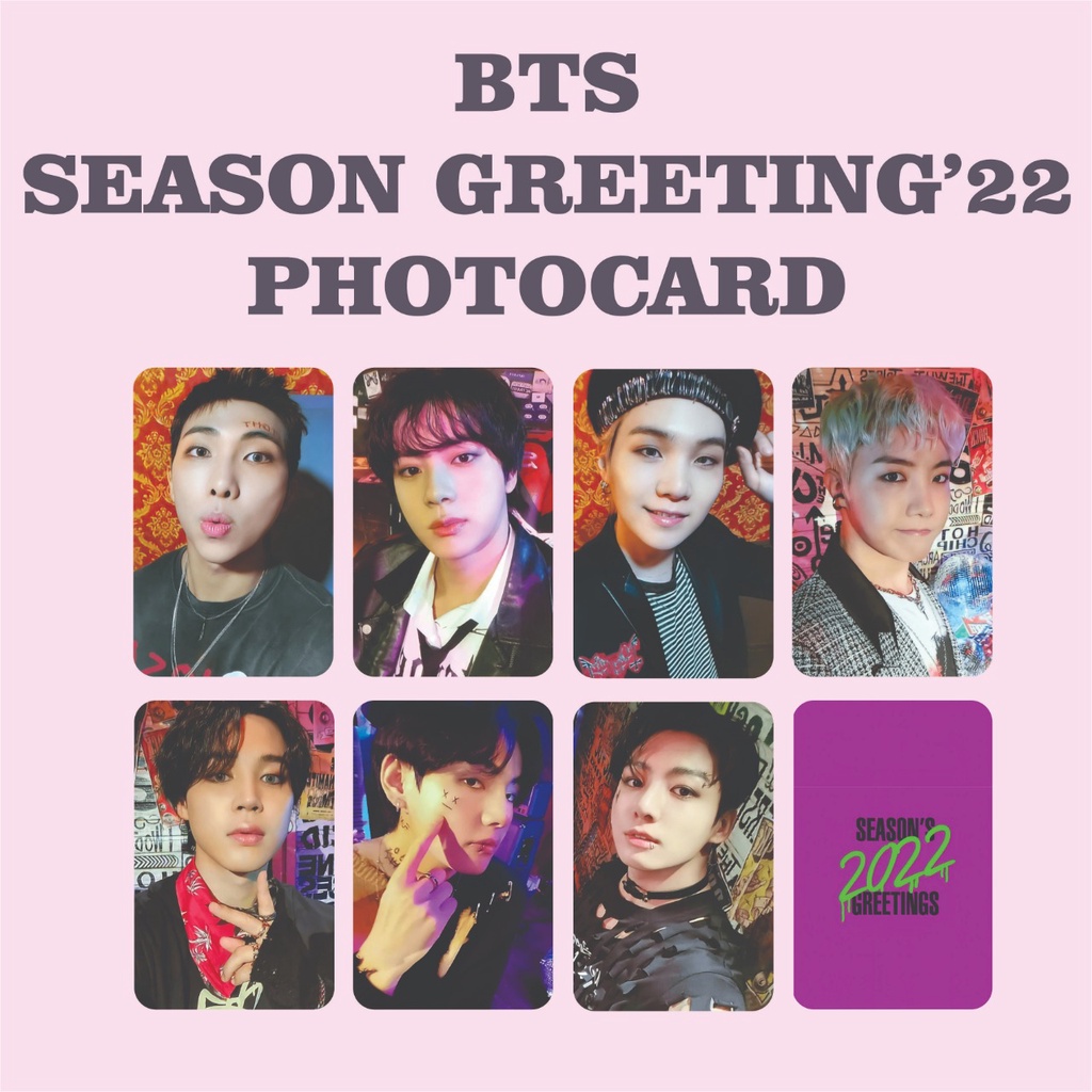 BTS SEASON GREETING 2022 PHOTOCARD SET