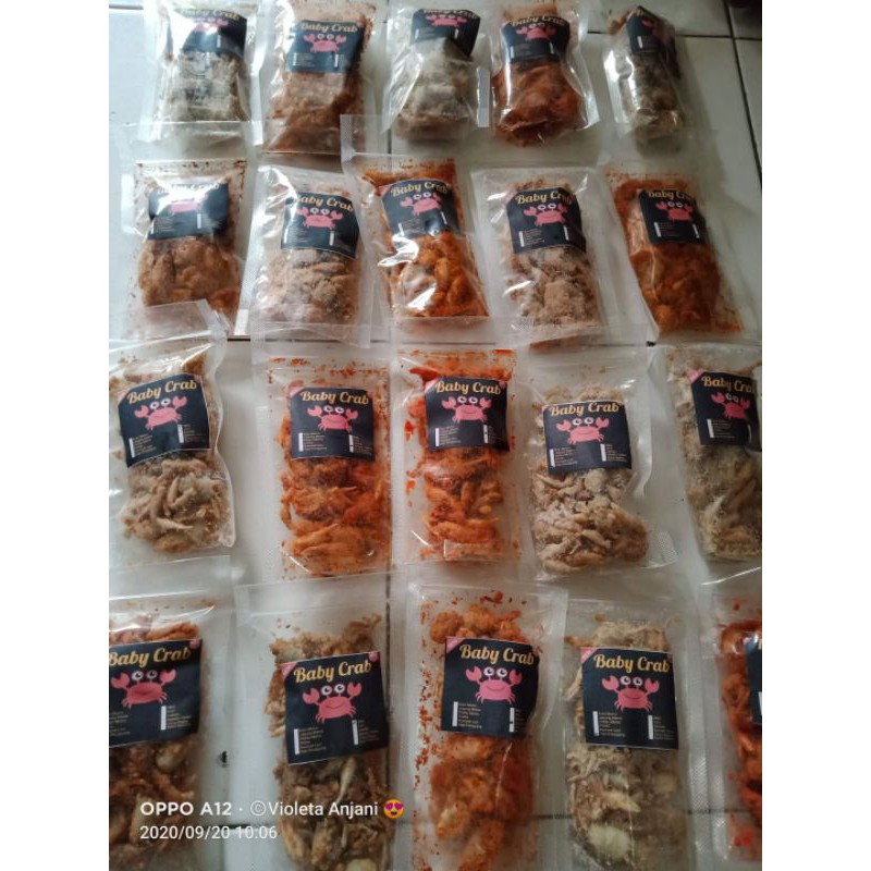 

BABY CRAB /anak kepiting rajungan krispy isi 50 gram termurah