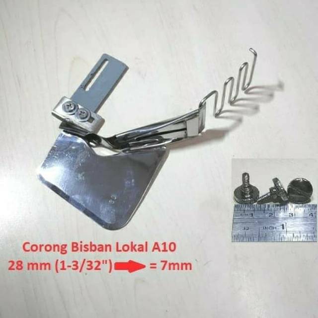 Corong Bis Mesin Jahit Lokal - Corong jahit A10 LOKAL / Bias Binder