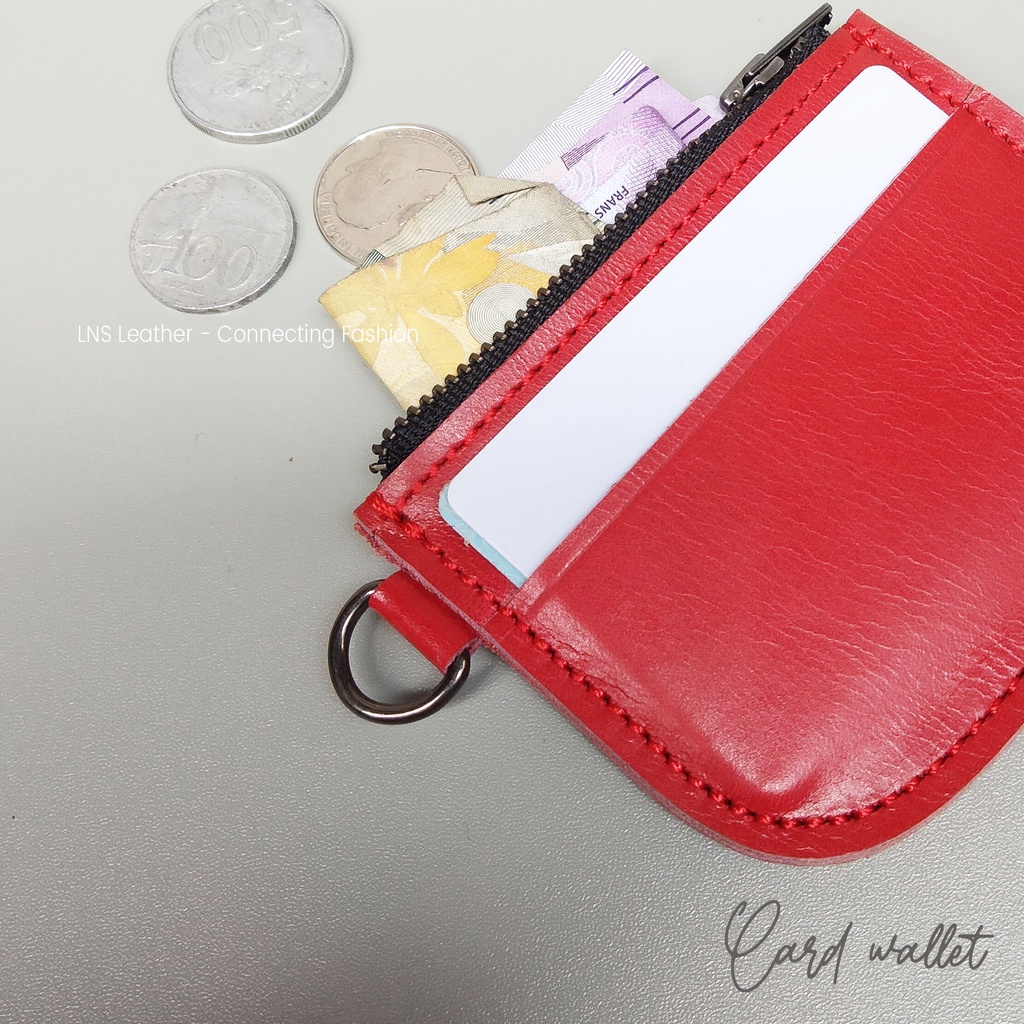 Dompet Kartu Gantung - HANGING WALLET Card Holder Kulit