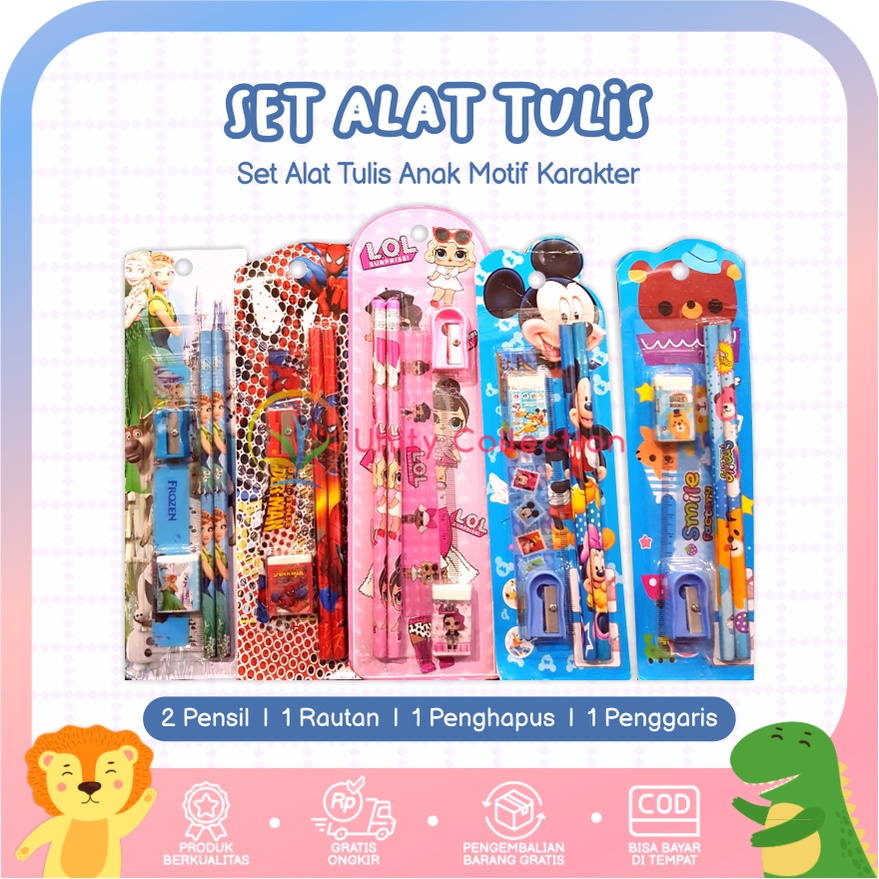 

Alat Tulis Set / Alat Tulis Anak Karakter