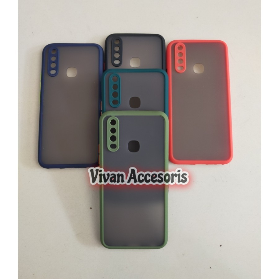 Case Vivo Y11 Case Dove + Matte Transparan Fuze Macaron