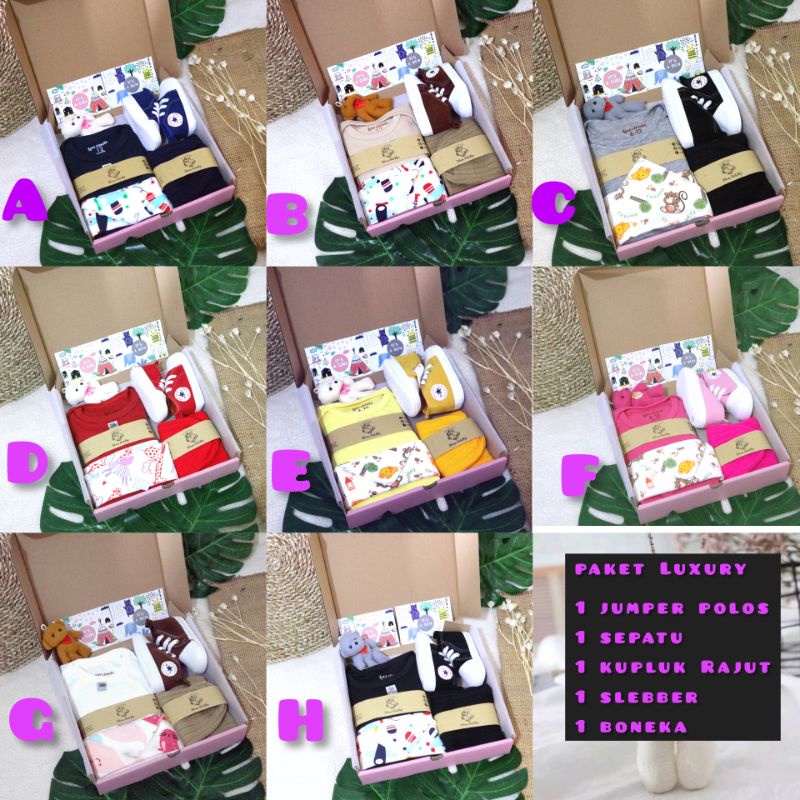 Hampers New Born | Set Gift Lahiran Unisex | Paket hadiah Lahiran Cewek Cowok | Hadiah lahiran-1
