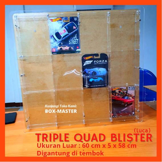 Rak Gantung Kotak Blister Hot Wheels Diecast Miniatur Mobil Diecast Rak Hotwheels Akrilik Mobil Hot 