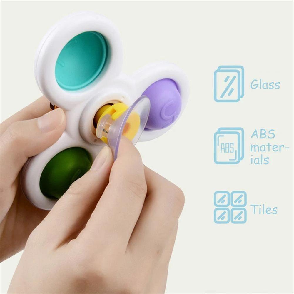 Needway Mainan Mandi 3 Pcs Balita Hadiah Sensory Belajar Baby Shower Anak Mandi Suction Cup