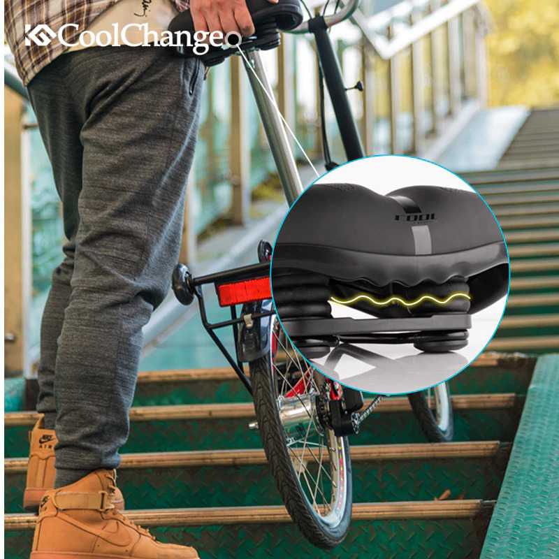 Sadel Sepeda Bike Saddle Leather Absorber Ball 10038