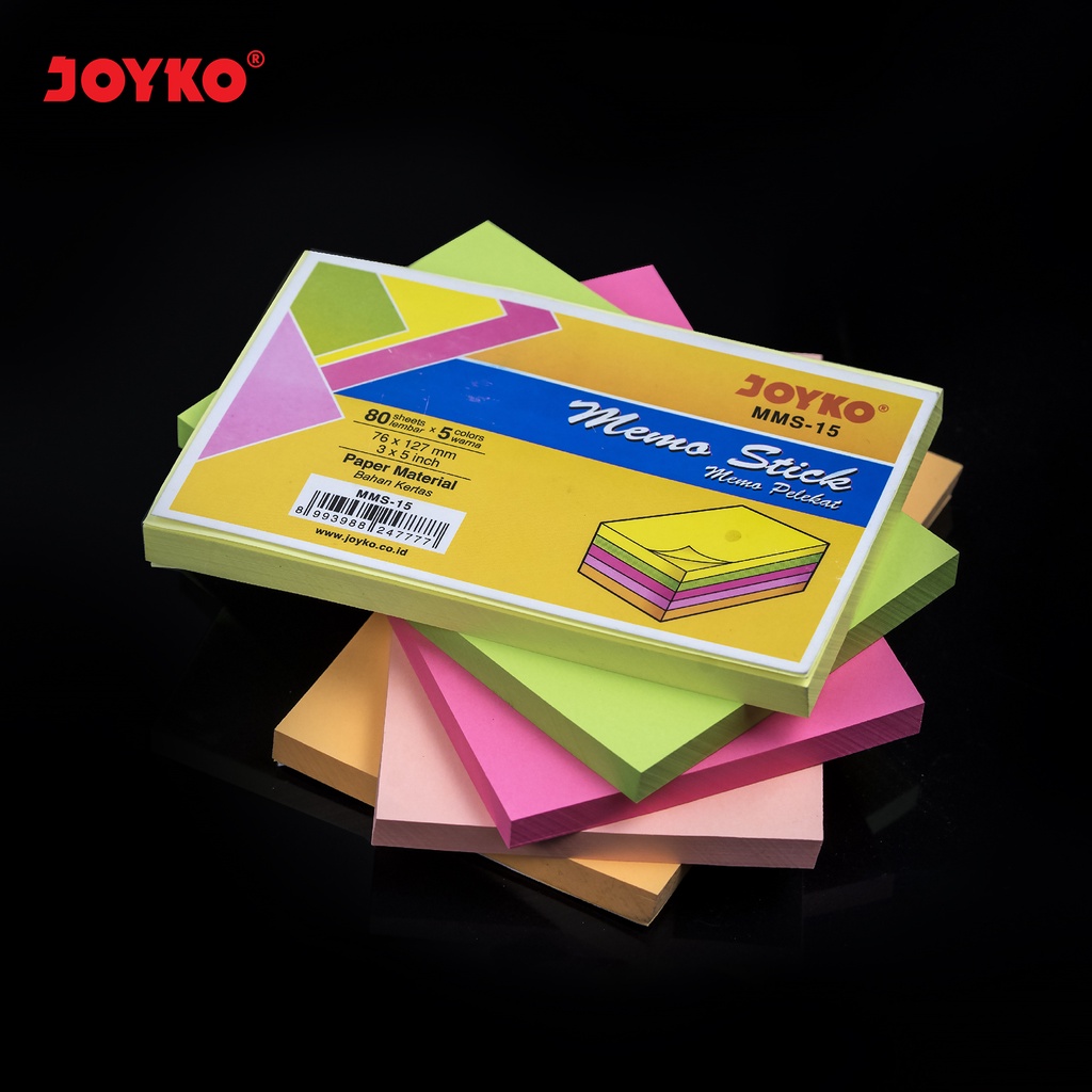 Memo Stick Sticky Note Kertas Memo Memo Tempel Joyko MMS-15-4