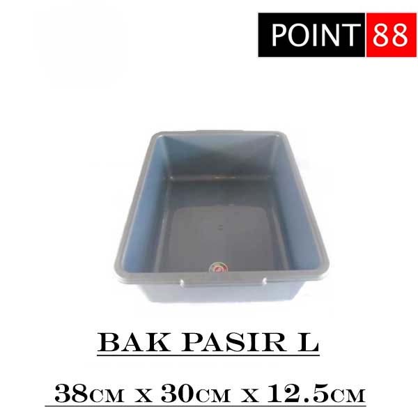 Bak Pasir L - (38CM X 30CM X 12.5CM) (GRAB/GOSEND)