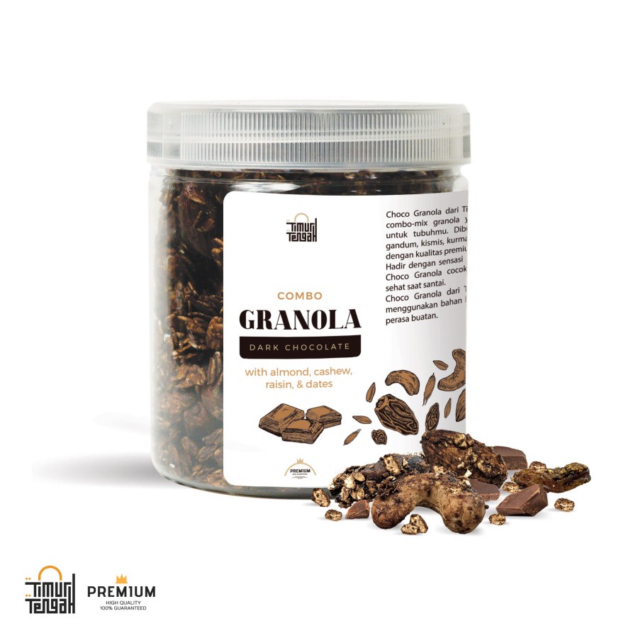 Granola Dark Chocolate Timur Tengah Premium