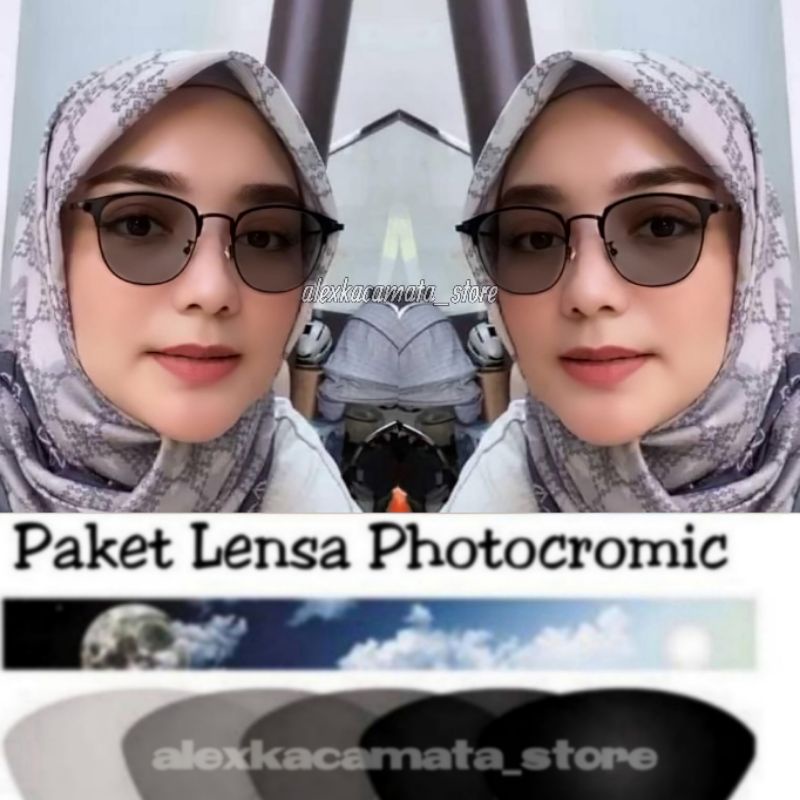 KACAMATA PHOTOCROMIC/kacamata masakini/kacamata korea/kacamata minus/normal kacamata 0081