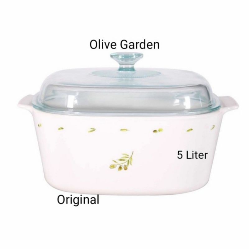PANCI MASAK CORNINGWARE 5L OLIVE GARDEN