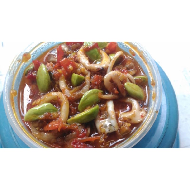 

Sambel Gopoh Mix cumi pete