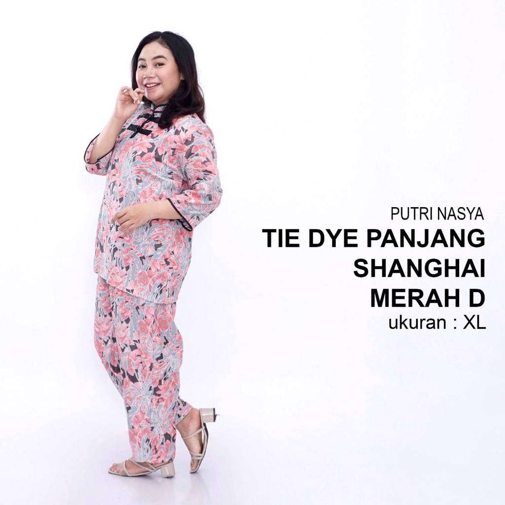 One Set Big Size / Tie Dye / Setelan Celana Panjang / Setelan  / Tie Die Jumbo / Tie Dye Big Rayon