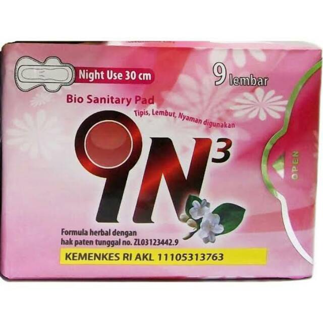 Pembalut herbal IN3 NIGHT USE