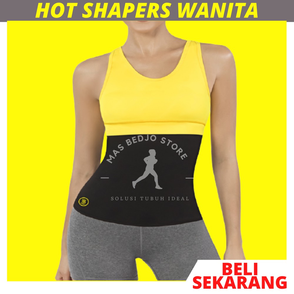 Korset Pelangsing Perut Buncit Neotex Hot Shapers Pengecil Perut Olahraga Stagen Pria Wanita BJ01