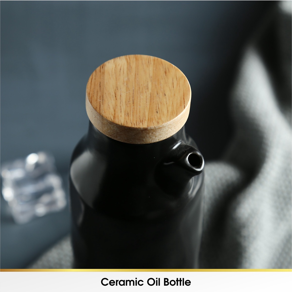 Oil Vinegar Kecap Bottle Pot Ceramic Botol Minyak Keramik Cantik Mewah Liquid Seasoning