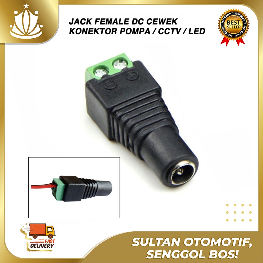 Jack Female DC / Jack DC Female Cewe