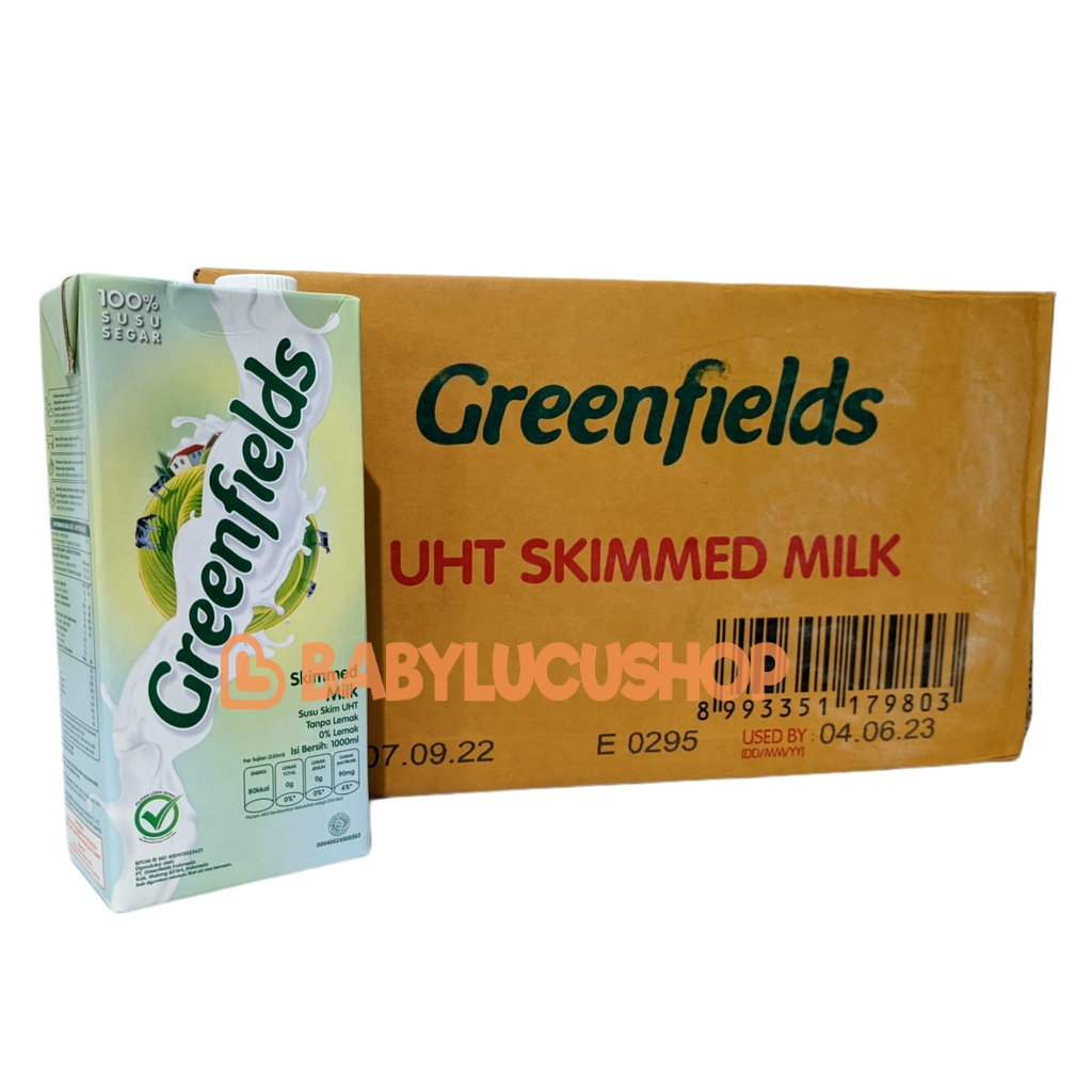 Susu Greenfields UHT 1000 ml 1 liter Full Cream ChocoMalt Skimmed Low Fat Greenfield 1PCS