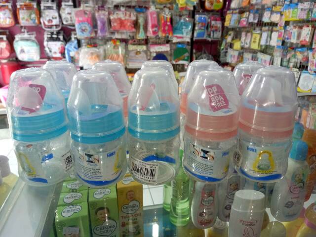 Botol Susu Huki Dot Orthodontic Nipple Shaped /Dot Gepeng 60 Ml BPA free