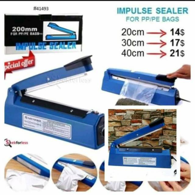 Perekat plastik / impulse sealer