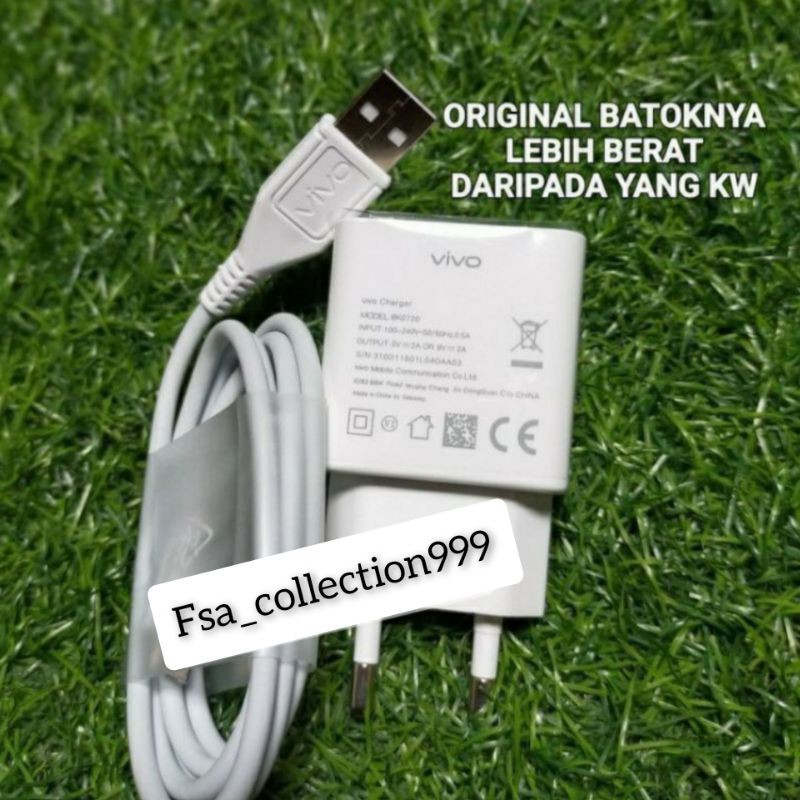 Charger/Tc Vivo Fast Charging Original VIVO Y12 V15 Y15 Y17 Y91 Y93 Y95 Micro USB Fast Charging 2A