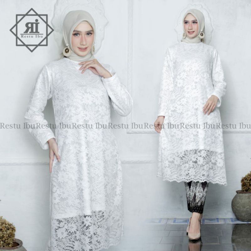 SET KEBAYA BRUKAT MODERN KEBAYA TUNIK BRUKAT KEBAYA MODERN