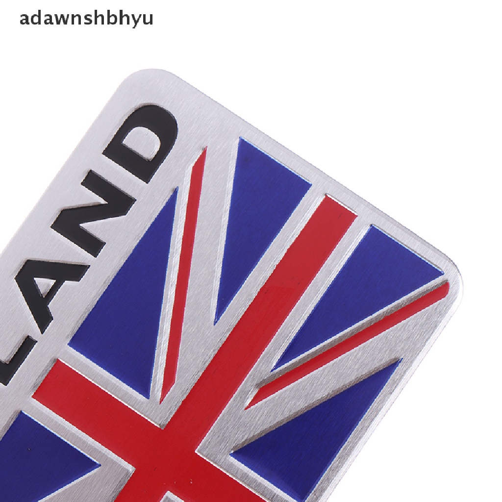 Adawnshbhyu 1Pc Bendera Inggris logo emblem alloy badge Mobil Motor Dekorasi Stiker