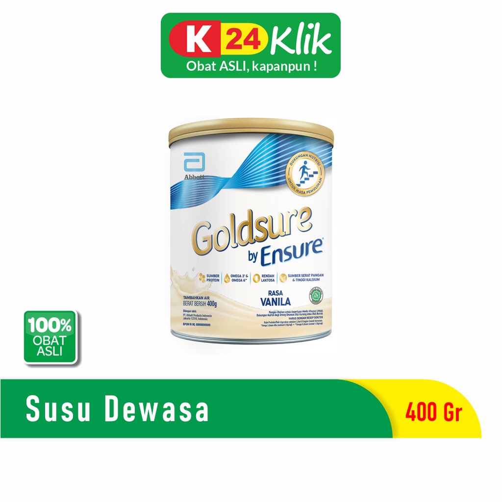 Goldsure by Ensure Rasa Vanila 400G Kaleng (1 Pcs)