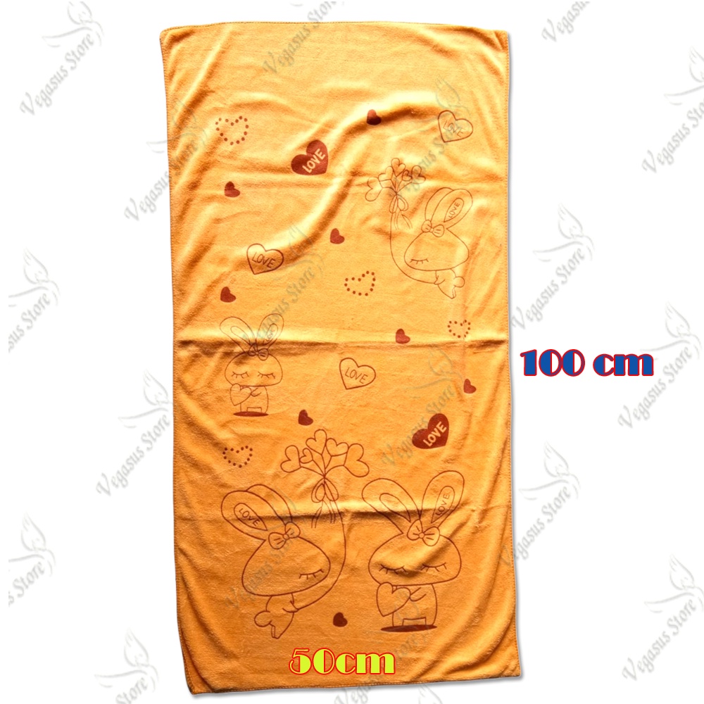 Handuk Bayi Karakter Warna Halus Dan Lembut Size 100 x 50 Cm/Handuk Bayi SP-VEGASUS Store(COD)