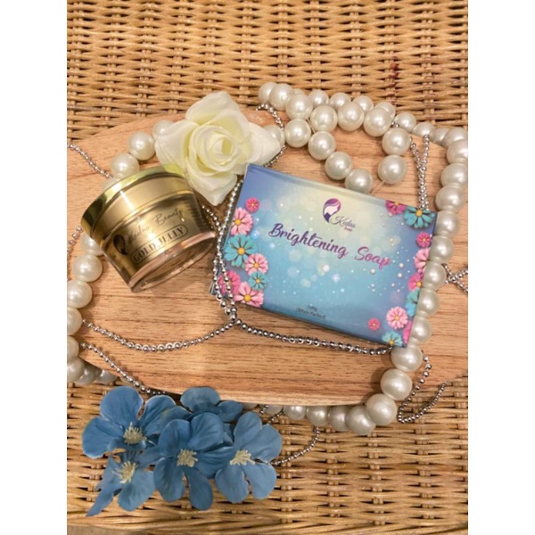 Paket Glowing 2in1 Kedas Beauty Sabun &amp; Gold Jelly ORIGINAL