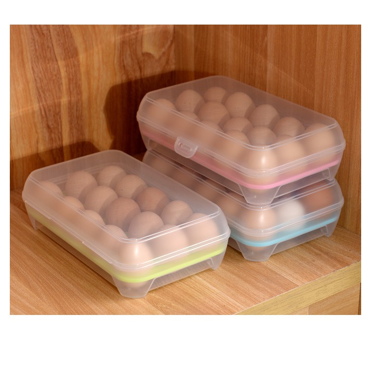 Minigallery Tempat Telur Isi 15 Sekat Kotak Telor Egg Storage box Penyimpanan Telor rak serbaguna 85