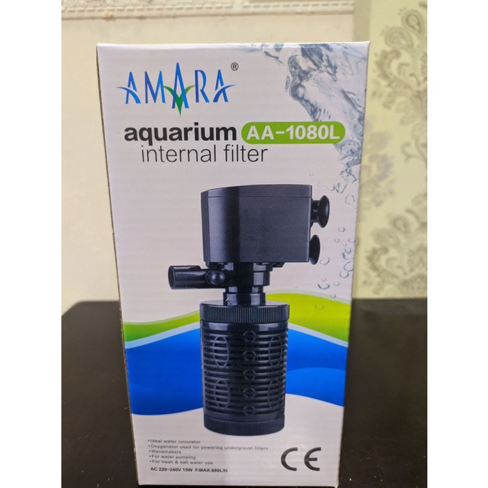 Pompa Air Celup Filter Internal Aquarium Amara AA-1080L AA1080L AA 1080L Mesin Akuarium Murah