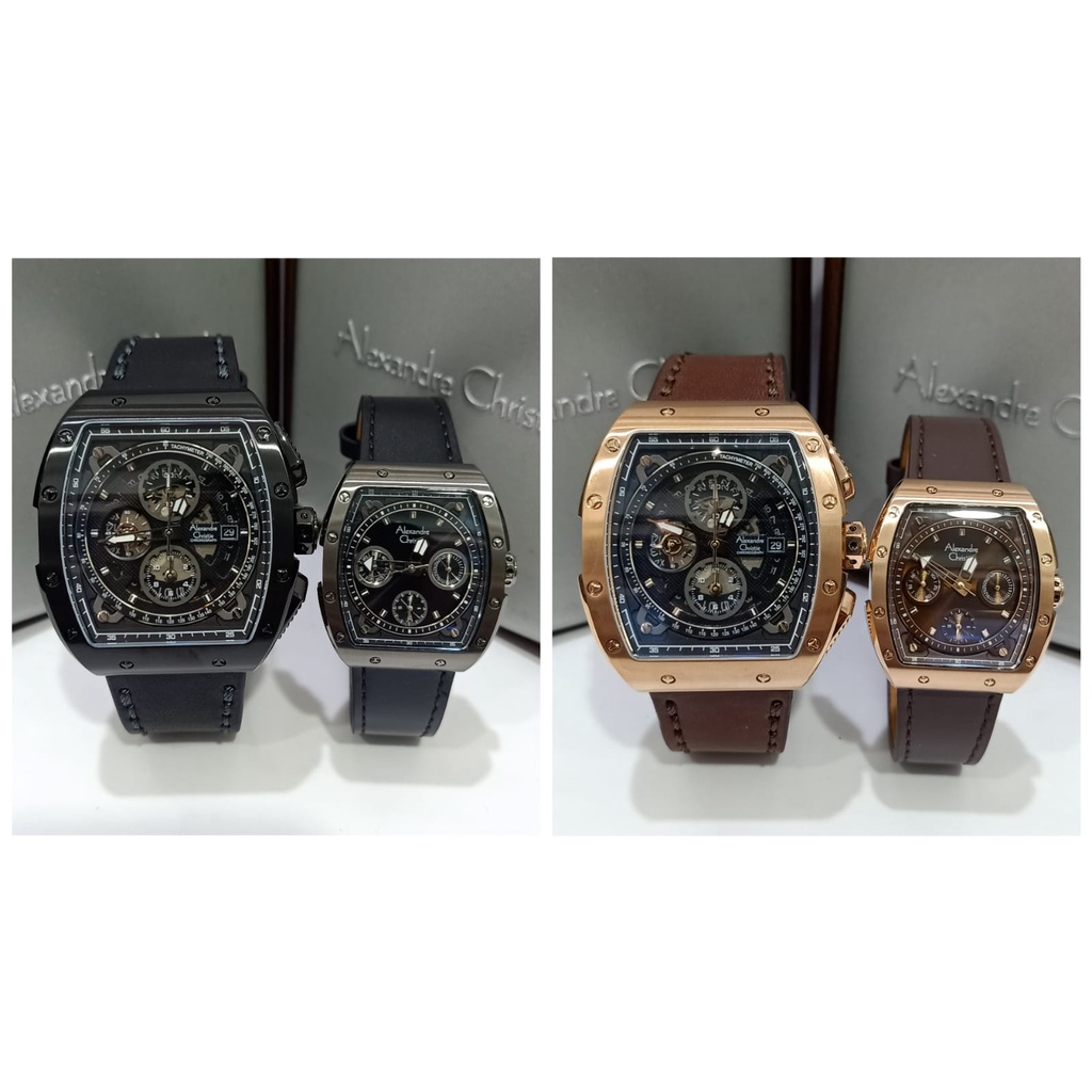 Jam Couple Sport Alexandre Christie AC6411  AC 6411 Original Garansi Resmi Alexander Christie