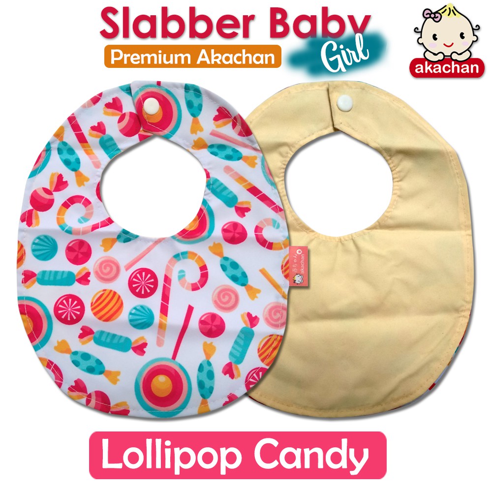 GIRLPremium Baby Slabber Akachan Celemek Bib Slaber Bayi Makan al1