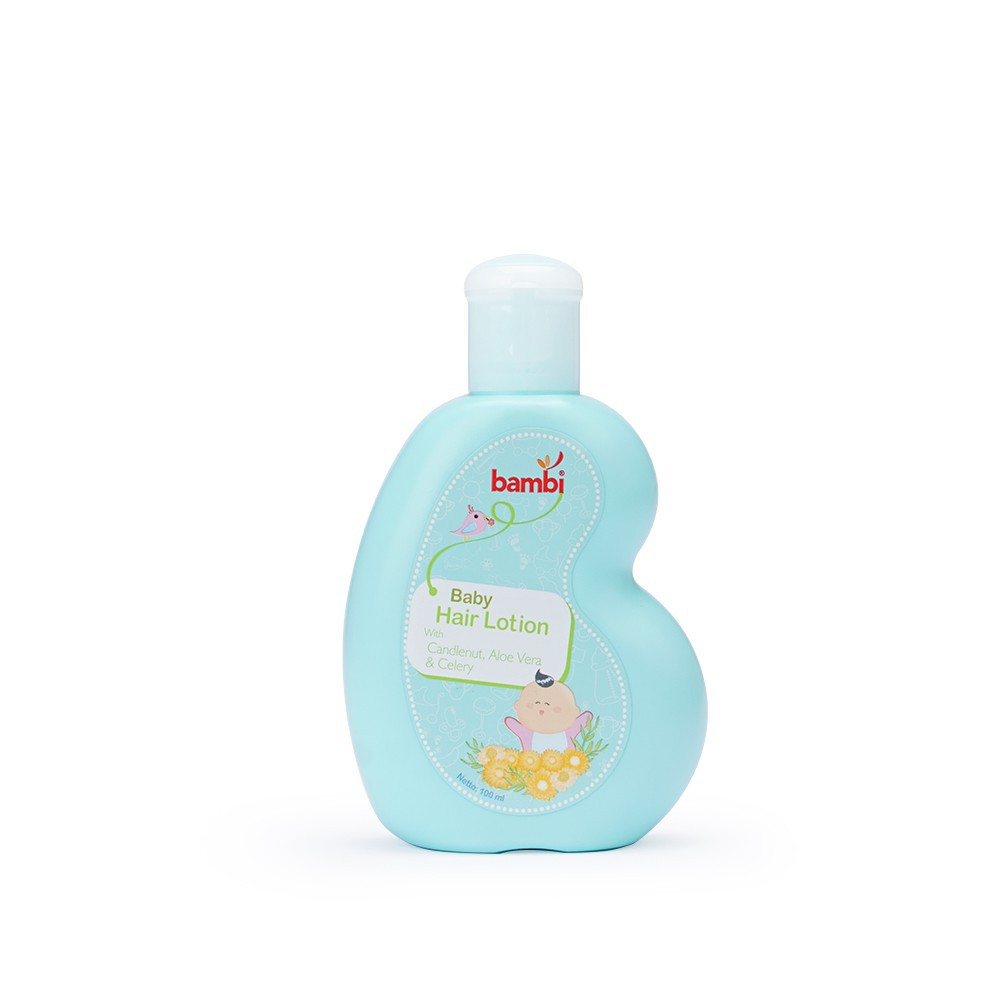 Bambi Baby Hair Lotion With Candlenut, Aloe Vera &amp; Celery