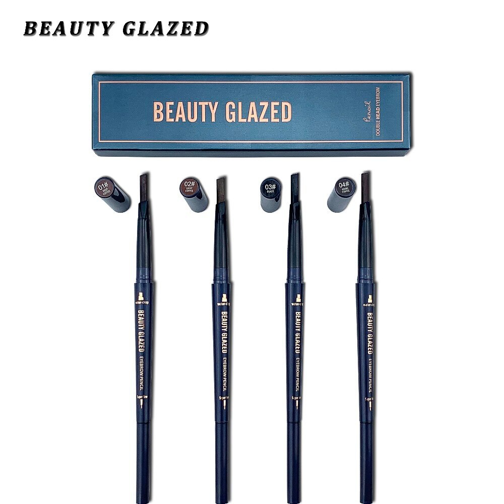 Beauty Glazed Double Head Eyebrow Pencil Beauty Glazed Pencil Alis  Beauty Glazed Pensil Alis Beauty Glazed Eyebrow Beauty Glazed