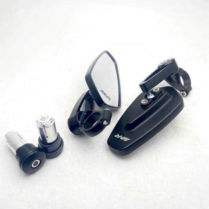 SPION JALU OVAL MHR SPION BAR END KACA PUTIH. NMAX.LEXI.AEROX DLL UNIVERSAL