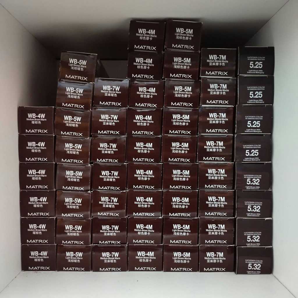 Matrix Wonder Brown hair color ll Semir rambut Matrix 90 ml tanpa oxidant