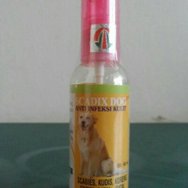 SCADIX DOG 60 ML Obat Anti Infeksi Kulit Skabies, Kudis, Koreng, Eksim, Gatal-gatal