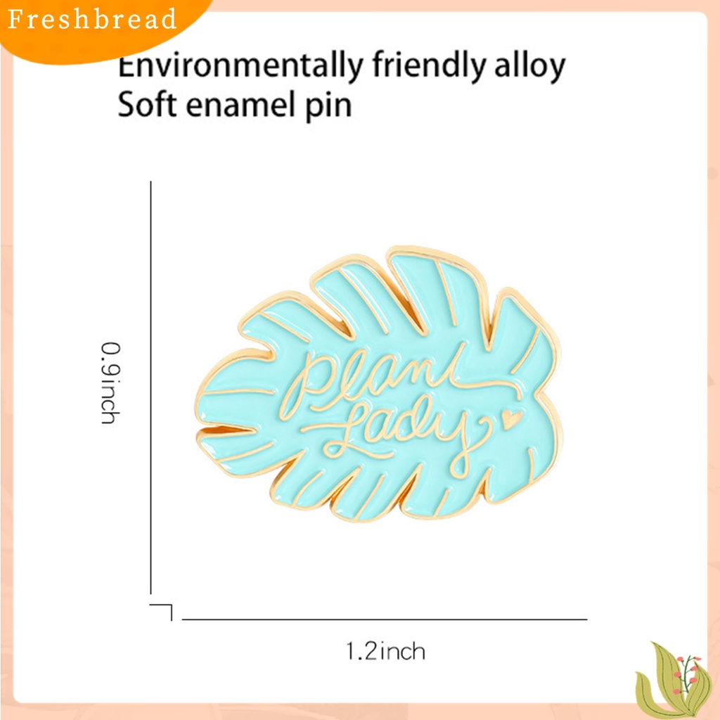 Terlaris Cartoon Enamel Pin Leaf Brooch Shirt Lapel Badge Clothes Accessory Jewelry Gift