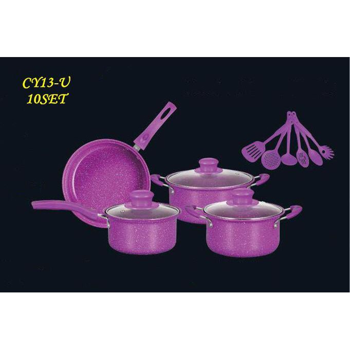 Cookware Set 13 Pcs/Peralatan Masak Panci Set