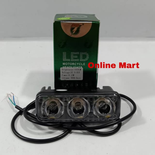 Lampu tembak cree 6 Watt - RTD E03 sorot motor mobil LED bar worklight