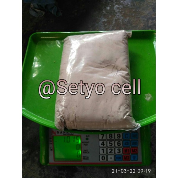 

Serbuk Lempung penghilang rasa pahit daun pepaya 1 kg.