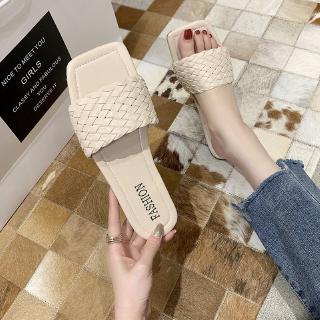 Ä»å¥³éæ Fairy Shoe Cabinet Slippers Women S Summer Wear 2020 New All Match Ins Tide Flat Bottom Square Head Net Red Wet Water Sandals Shopee Indonesia