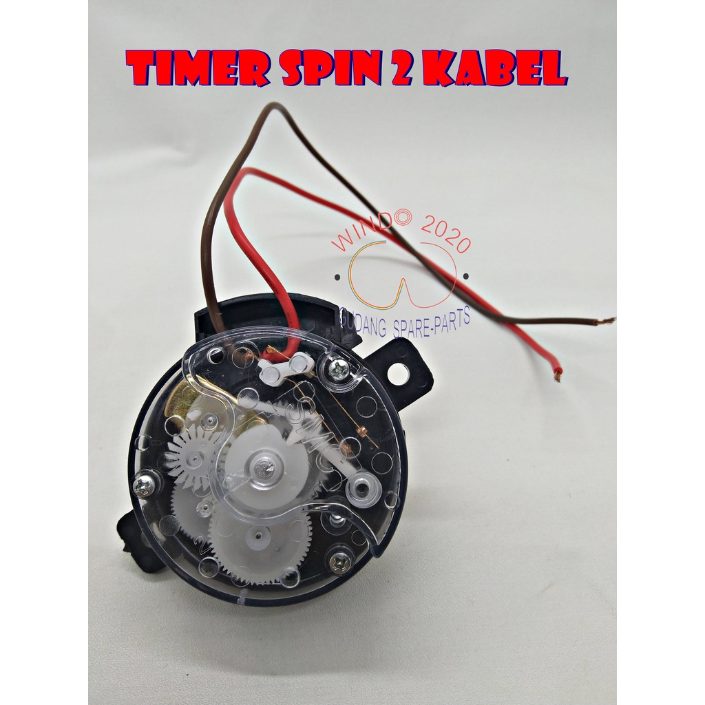 TIMER SPIN | TIMER PENGERING | TIMER MESIN CUCI | TIMER 2KABEL | TIMER PENGERING UNIVERSAL