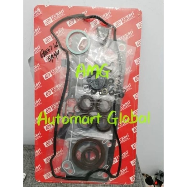 packing set komplit corolla great 1600cc 4a fe